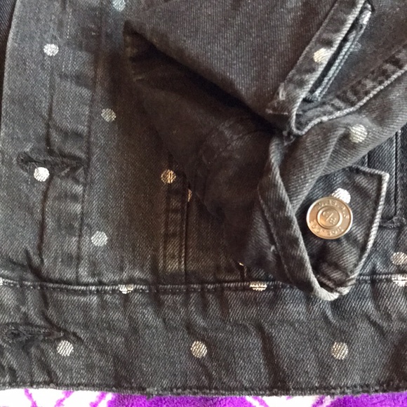 Current Elliott denim spotted jacket size 2 - Picture 2 of 4